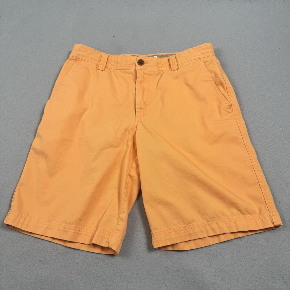Izod Saltwater Golf Shorts Lot 2 Mens 32 Cotton Chino Blue Orange Casual Stretch - Picture 11 of 16